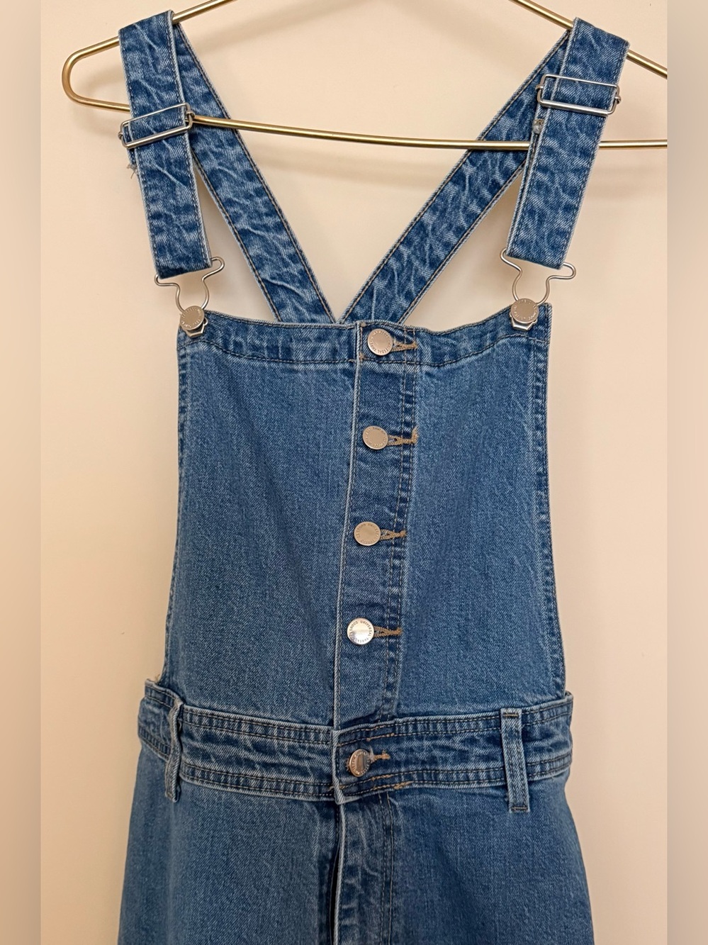 Universal Thread Women's Denim Sailor Overalls - Size 8 - Picture 6 of 9